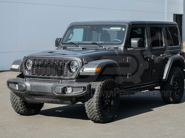 2024-UP JEEP WRANGLER GLADIATOR | FACTORY STYLE FRONT BUMPER GRILLE INSERT SURROUNDING REPLACEMENT