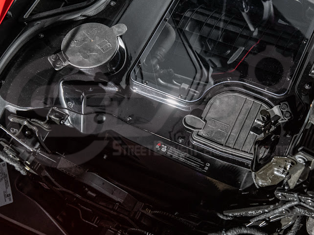 2020+ CORVETTE C8 CONVERTIBLE | HTC CARBON FIBER EXPOSED ENGINE BAY PANEL COVER REPLACEMENT