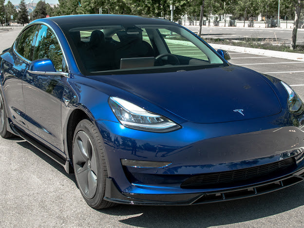 2017-UP TESLA MODEL 3 PERFORMANCE SIDE SKIRTS ROCKER PANEL GROUND EFFECTS