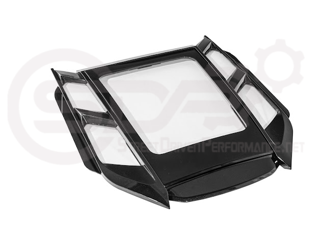 2020-UP CORVETTE C8 CONVERTIBLE | REAR HATCH UPPER HTC TONNEAU WINDOW INSERTS