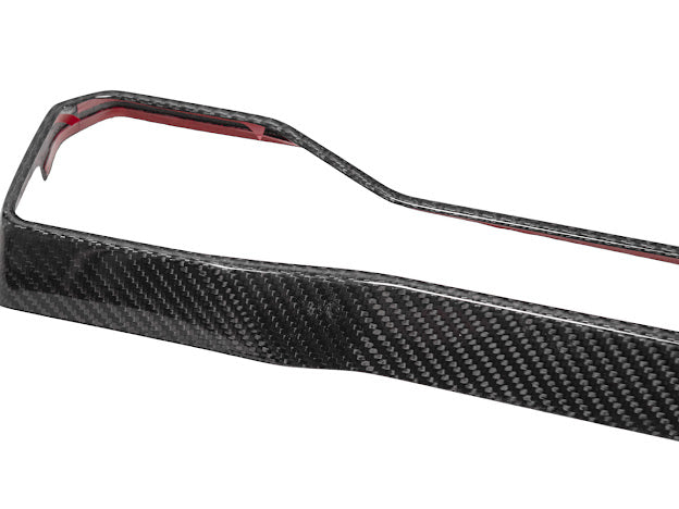 2024-UP FORD MUSTANG S650 | CARBON FIBER PASSENGER SIDE AC OUTLET TRIM COVER PANEL