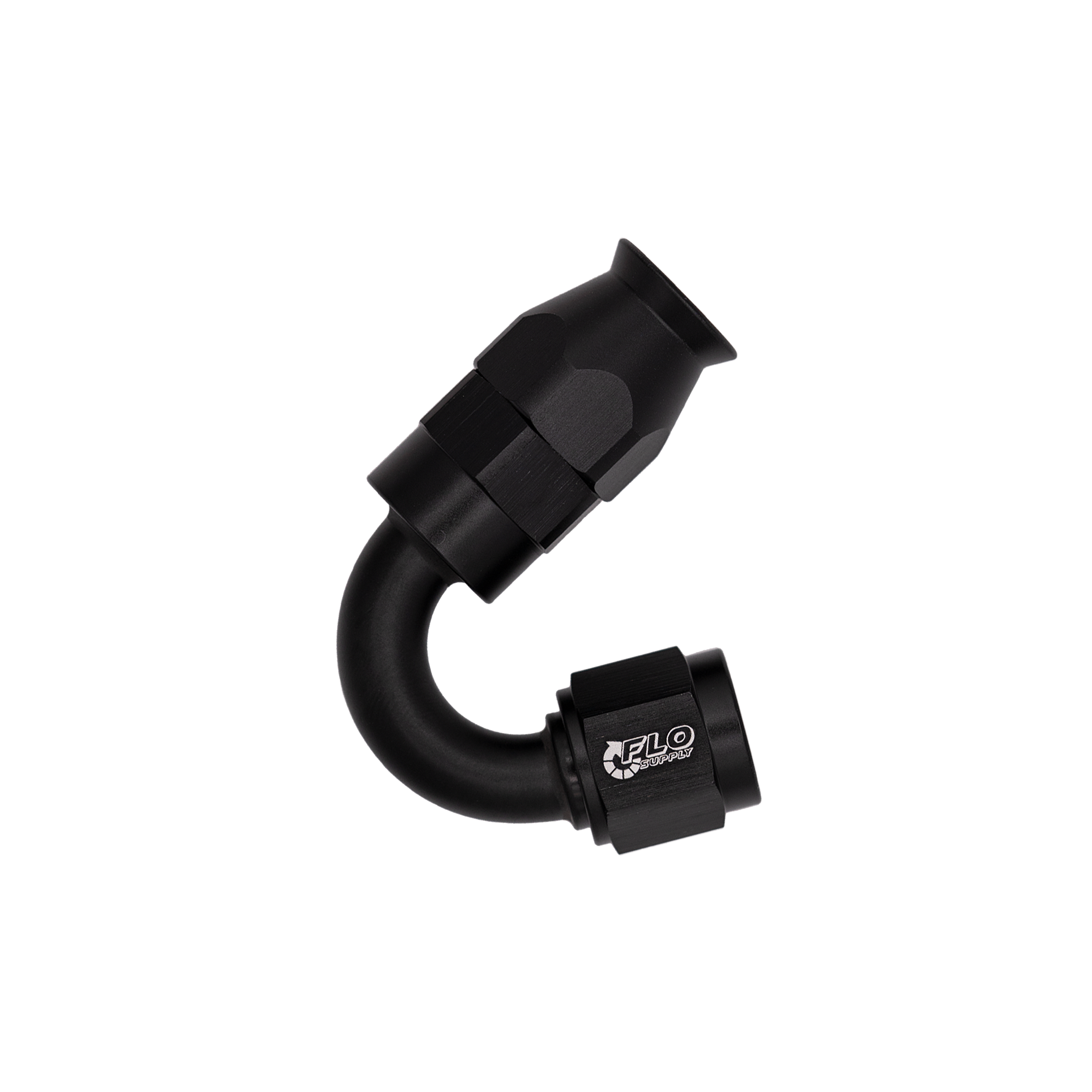 Flo Supply 4AN PTFE 150 Degree Swivel Hose End