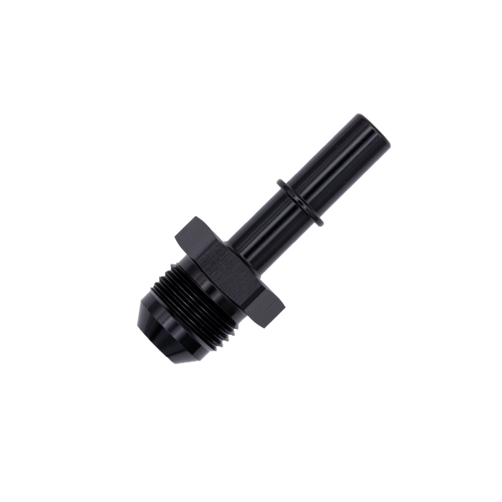 Flo Supply 8AN x 3/8" Spring Lock Fuel Adapter - Male/Male