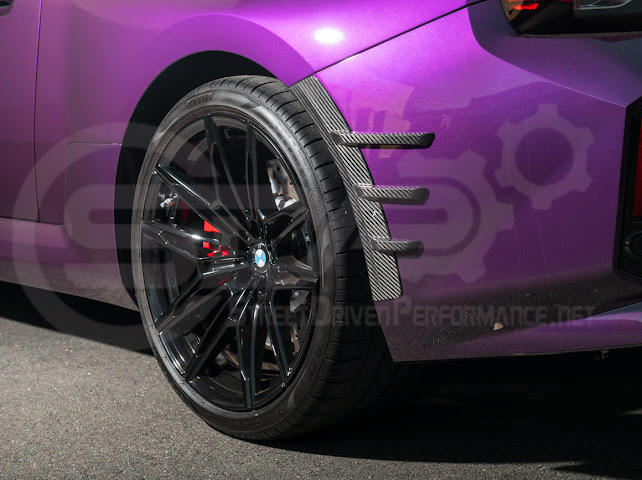 2023-UP BMW G87 M2 | DRY CARBON FIBER ADD-ON FENDER WHEEL ARCH TRIM FRONT & REAR PAIR