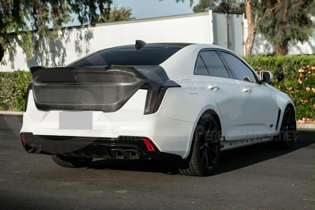 2021-UP CADILLAC CT4, CT4 V, AND CT4-V BLACKWING | BLACKWING STYLE REAR TRUNK LID WITH INTEGRATED SPOILER