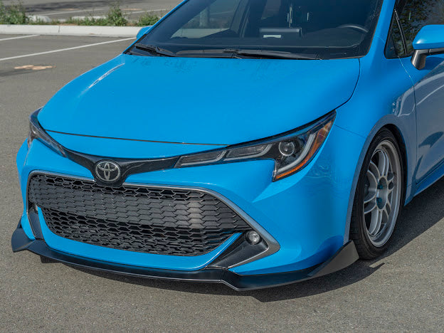 2019-UP TOYOTA COROLLA HATCHBACK | JDM PERFORMANCE PACKAGE FRONT SPLITTER LIP GROUND EFFECTS