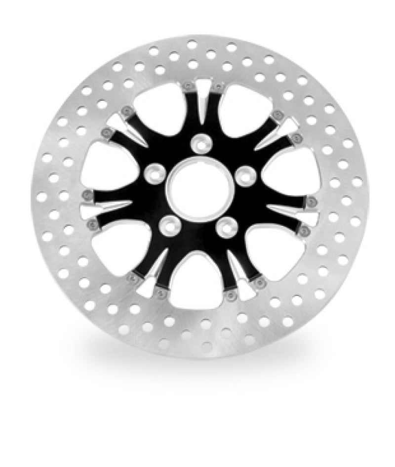 Performance Machine Disc/Carr 11.5in Heathen Front Left - Contrast Cut Platinum