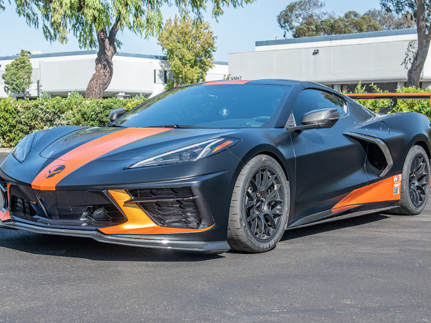 2020+ C8 Chevrolet Corvette Stingray & Z51 | "Z51 Style" 3-Piece Front Splitter / Lip Ground Effects