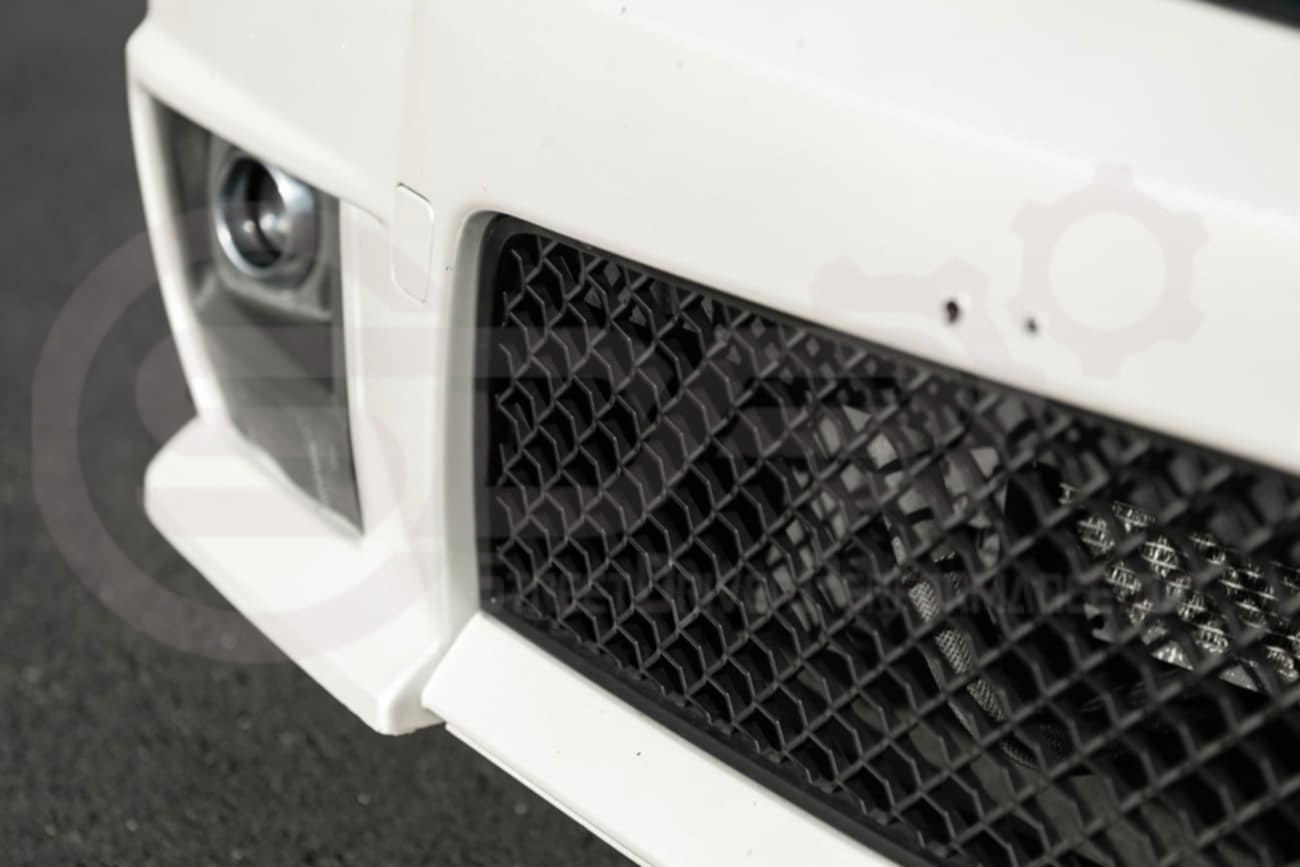 2009-2015 Cadillac CTS-V V2 -  Black front grilles set (blank no emblem)
