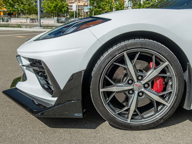 2020+ CORVETTE C8 STINGRAY & Z51 | SDP PERFORMANCE TRACK EDITION FRONT SPLITTER LIP GROUND EFFECTS