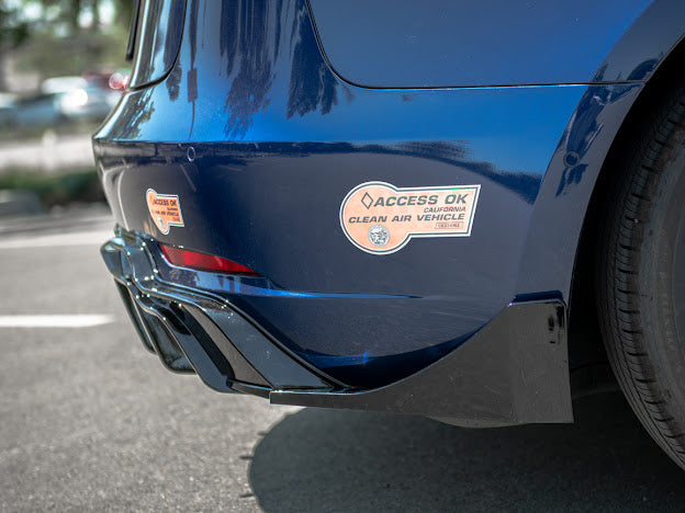 2017-UP TESLA MODEL 3 REAR BUMPER DIFFUSER
