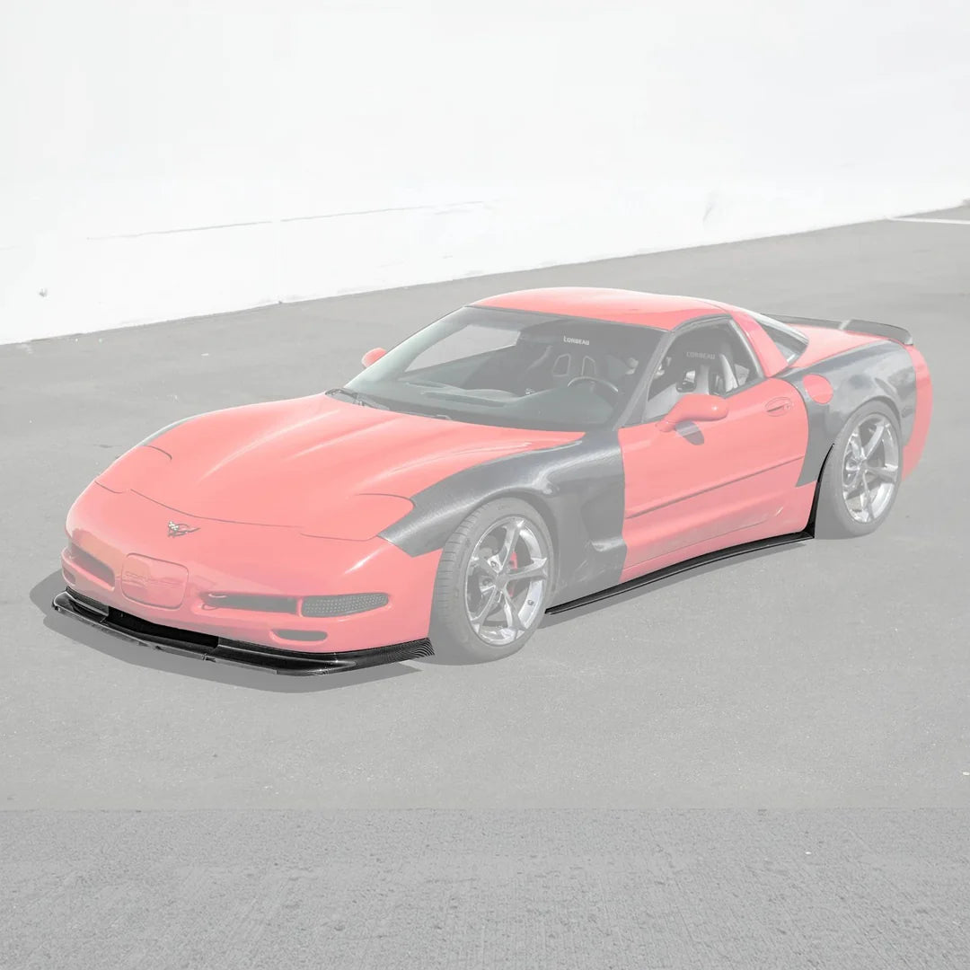 1997-2004 CORVETTE C5 | SDP PERFORMANCE PACKAGE FRONT LIP SPLITTER & SIDE SKIRTS ROCKER PANEL GROUND EFFECTS AERODYNAMIC KIT