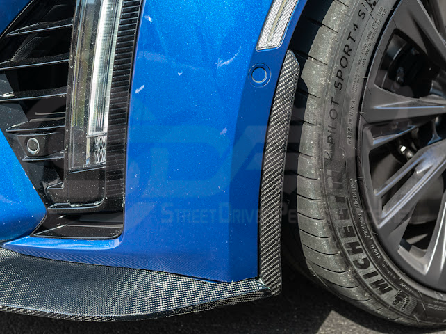 2020-2024 CADILLAC CT5-V BLACKWING SEDAN | FRONT LIP SPLITTER GROUND EFFECTS & WHEEL ARCHES