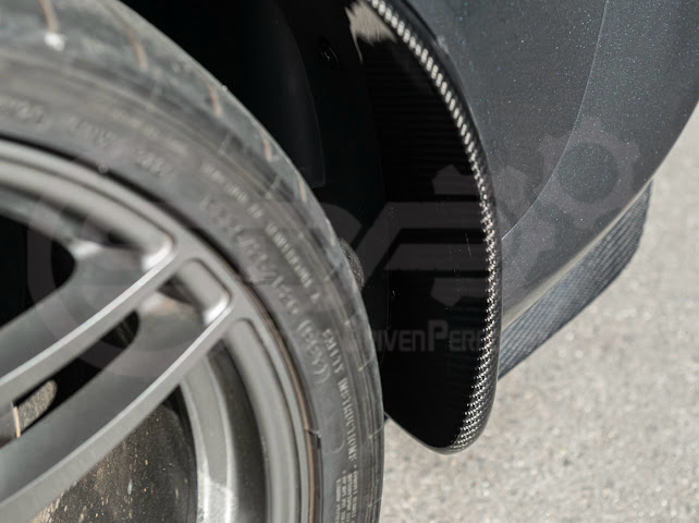 2005-2013 Chevrolet Corvette C6 |Z06 ZR1 STYLE CARBON FIBER Front & Rear Splash Guard Mud Flaps