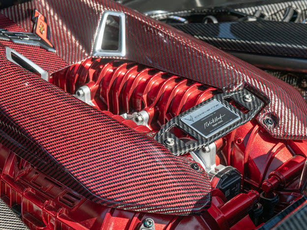 2023+ CORVETTE C8 Z06 CARBON FIBER ENGINE COVER