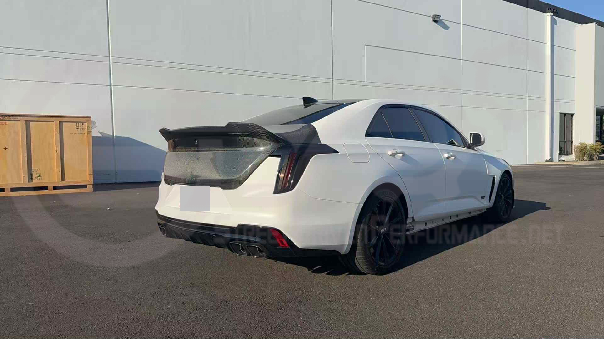 2021-UP CADILLAC CT4, CT4 V, AND CT4-V BLACKWING | BLACKWING STYLE REAR TRUNK LID WITH INTEGRATED SPOILER