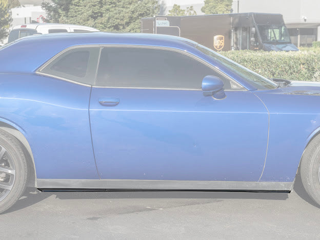 2015-UP DODGE CHALLENGER SIDE SKIRTS EXTENSION ROCKER PANEL GROUND EFFECTS
