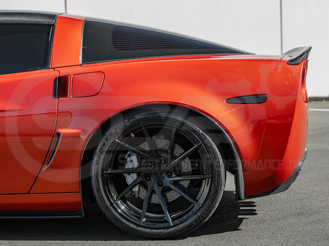 2005-2013 CHEVROLET CORVETTE C6 | SDP PERFORMANCE STYLE CARBON FIBER REAR TRUNK LID WING SPOILER