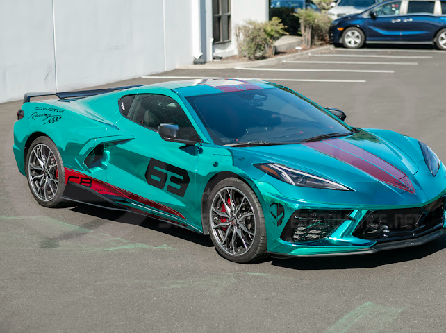 2020-UP CORVETTE C8 STINGRAY & Z51 | 5VM STYLE 2PCS GLOSSY BLACK SIDE SKIRTS ROCKER PANEL GROUND EFFECTS
