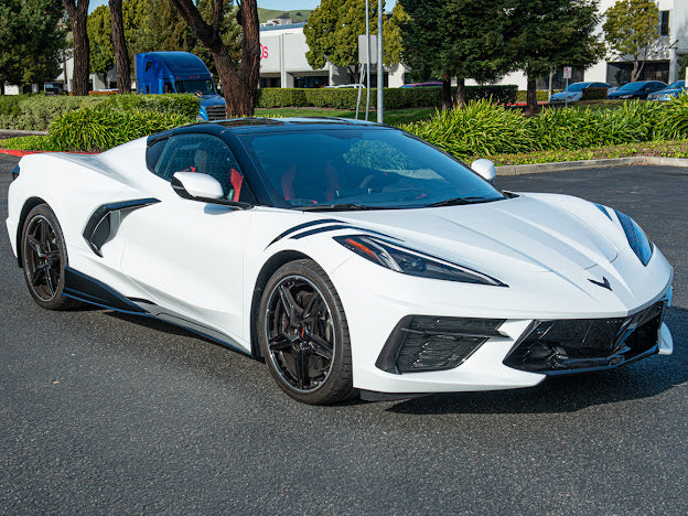 2020-PRESENT CHEVROLET CORVETTE C8 STINGRAY & Z51 | 3VM STYLE SIDE SKIRTS ROCKER PANELS GROUND EFFECTS