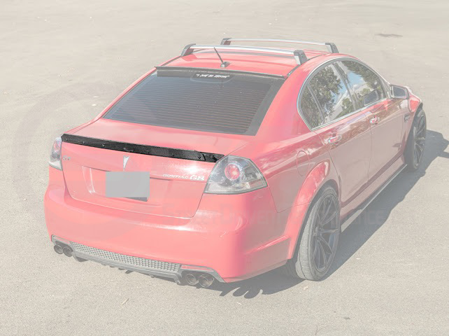 2008-2009 PONTIAC G8 | CARBON FIBER REAR TRUNK LID WICKERBILL SPOILER WING