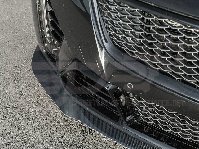 2022-2024 CADILLAC CT5-V BLACKWING SEDAN | FACTORY STYLE CARBON FIBER FRONT LIP SPLITTER GROUND EFFECTS