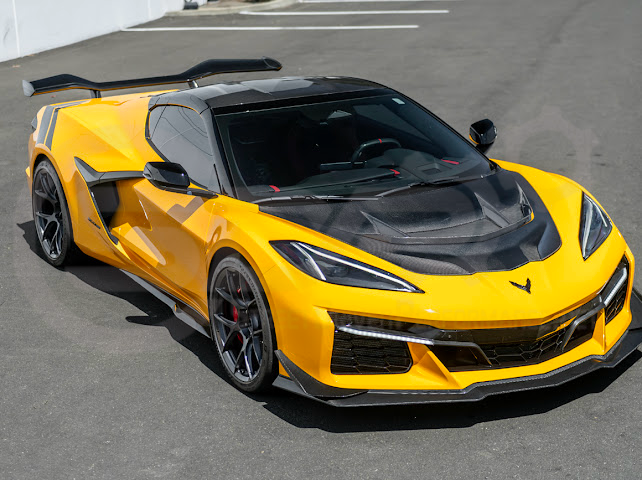 *IMPERFECTION / DISCOUNTED* 2020+ Corvette C8 | ZR1 Style Replica CARBON FIBER Front Hood