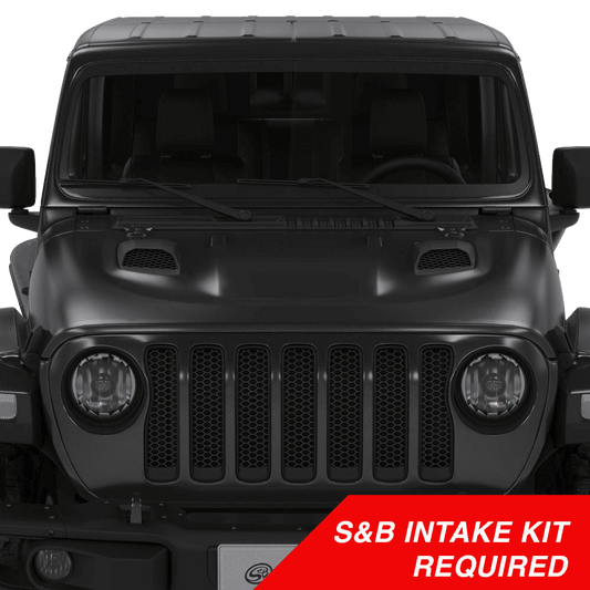 Air Hood Scoops For Jeep Wrangler Rubicon / Gladiator (S&B Intake Required)