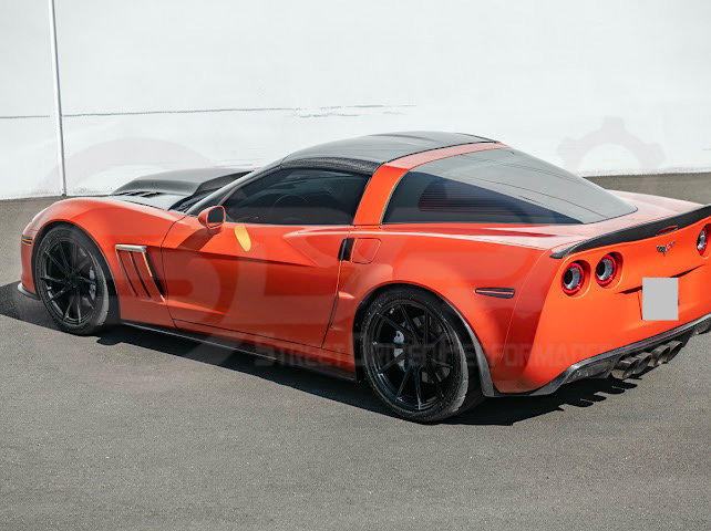 2005-2013 CHEVROLET CORVETTE C6 | SDP PERFORMANCE STYLE CARBON FIBER REAR TRUNK LID WING SPOILER