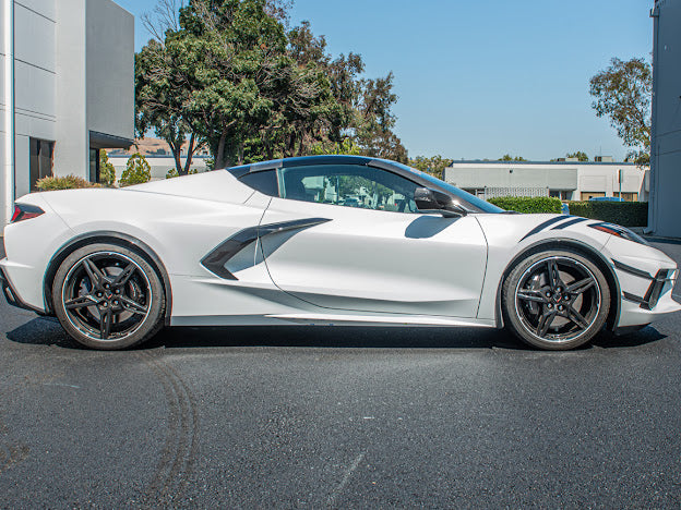 2020+ CORVETTE C8 CARBON FIBER SIDE CANARDS DIVE PLANE (PAIR)