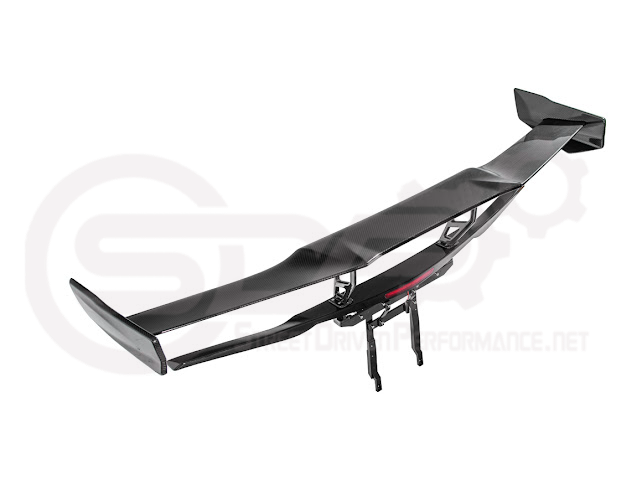 2014-2019 CHEVROLET CORVETTE C7  | EXTENDED REAR HIGH SPOILER WITH WING RISER