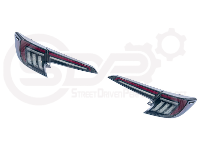 2019-UP COROLLA HATCHBACK GR SEQUENTIAL SIGNAL LED CLEAR REAR TAILLIGHTS PAIR