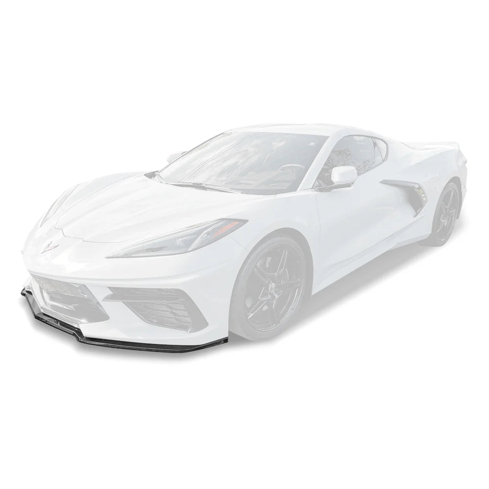 2020+ C8 Chevrolet Corvette Stingray & Z51 | "Z51 Style" 3-Piece Front Splitter / Lip Ground Effects