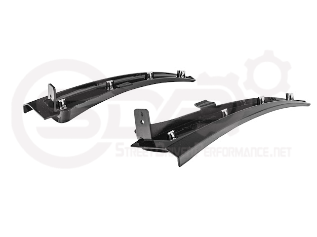 2023-UP CORVETTE C8 E-RAY, Z06, & ZR1 | EXTENDED FRONT MUD FLAPS SPLASH GUARD PAIR