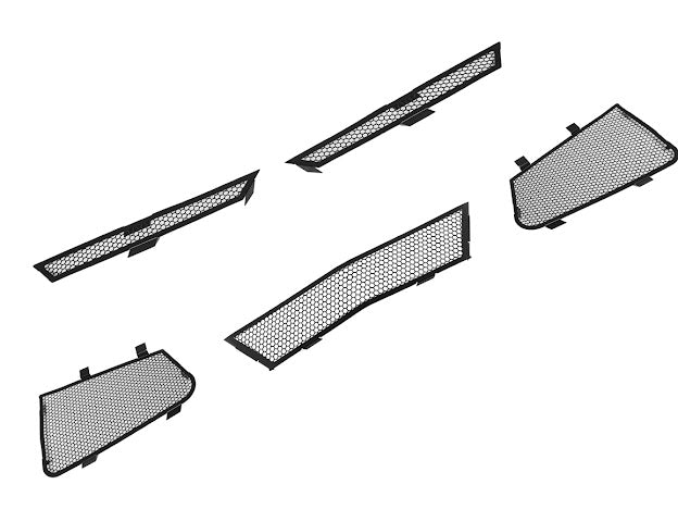 2023+ CHEVROLET CORVETTE C8 Z06 | FRONT RADIATOR MESH GRILLE INSERT GUARD SET