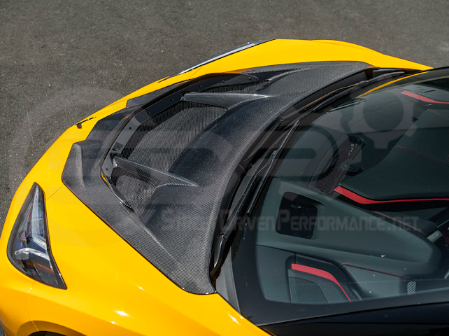 *IMPERFECTION / DISCOUNTED* 2020+ Corvette C8 | ZR1 Style Replica CARBON FIBER Front Hood