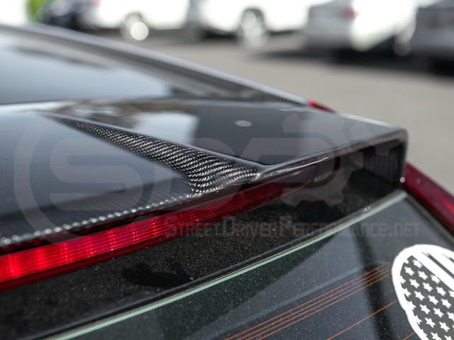 *IMPERFECTION / DISCOUNTED* 2009-2015 Cadillac CTS-V V2 Wagon - Carbon Fiber Trunk Lid Spoiler / Wing