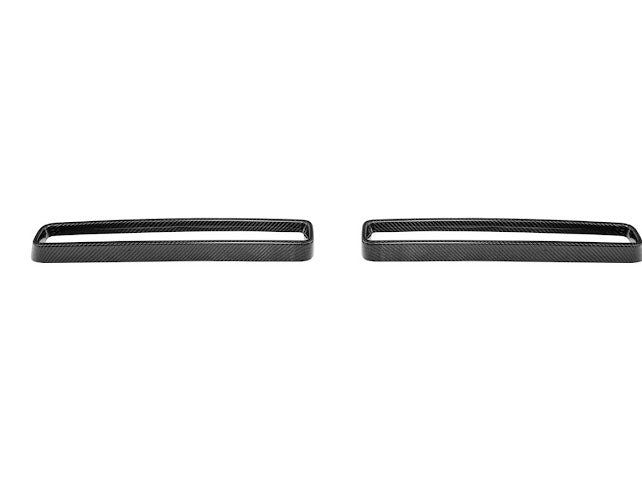 2015-2023 DODGE CHALLENGER | FACTORY STYLE CARBON FIBER HEADLIGHT TRIM COVER W/ FRONT GRILLE INSERT