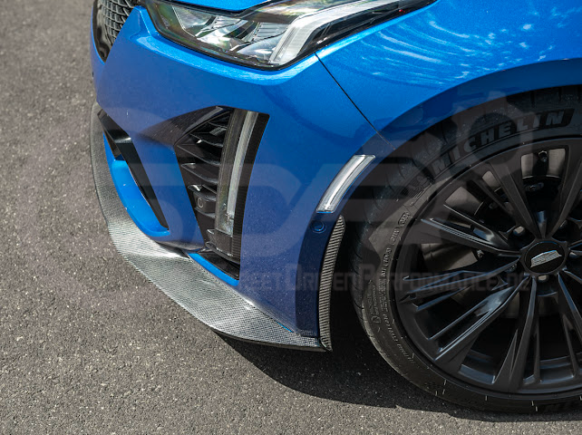 2020-2024 CADILLAC CT5-V BLACKWING SEDAN | FRONT LIP SPLITTER GROUND EFFECTS & WHEEL ARCHES