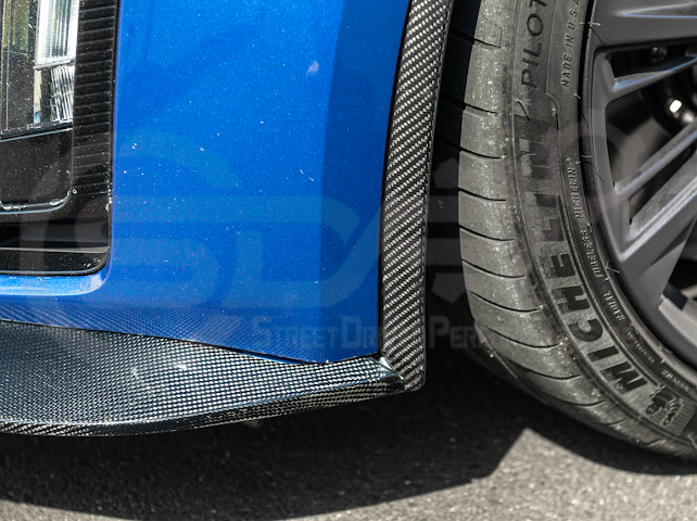2020-2024 CADILLAC CT5-V BLACKWING SEDAN | FRONT LIP SPLITTER GROUND EFFECTS & WHEEL ARCHES