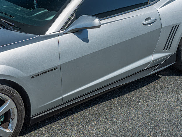 2010-2015 5TH GEN CAMARO PERFORMANCE TRACK PACKAGE SIDE SKIRTS ROCKER PANEL GROUND EFFECTS
