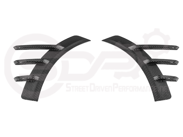 2023-UP BMW G87 M2 | DRY CARBON FIBER ADD-ON FENDER WHEEL ARCH TRIM FRONT & REAR PAIR