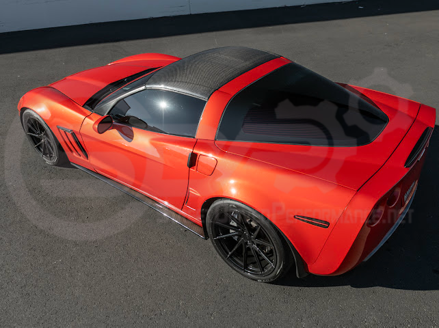 *IMPERFECTION / DISCOUNTED* 2005-2013 CORVETTE C6 | CARBON FIBER TOP TARGA ROOF PANEL