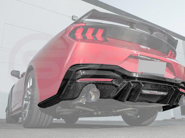 2024+ FORD MUSTANG S650 |  VERSION 2 PACKAGE REAR BUMPER DIFFUSER