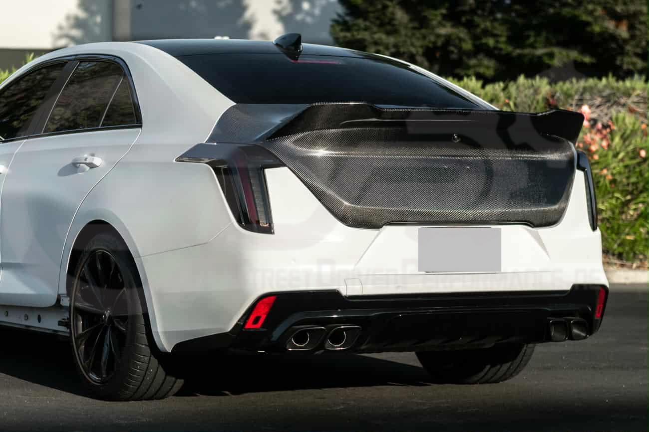 2021-UP CADILLAC CT4, CT4 V, AND CT4-V BLACKWING | BLACKWING STYLE REAR TRUNK LID WITH INTEGRATED SPOILER