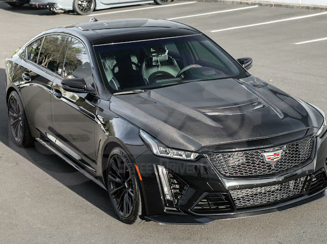 2022-2024 CADILLAC CT5-V BLACKWING SEDAN | FACTORY STYLE CARBON FIBER FRONT LIP SPLITTER GROUND EFFECTS
