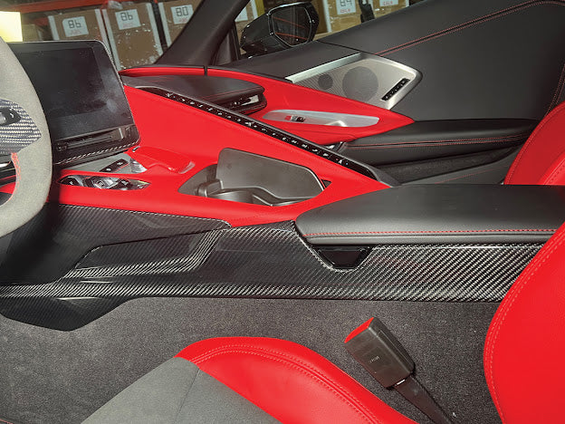 2020+ CORVETTE C8 CENTER CONSOLE SIDE UPPER TRIM VENT COVER