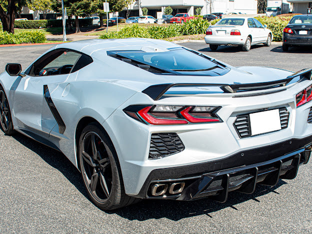2020+ CORVETTE C8 Z51 REAR LOWER DIFFUSER FINS *ADD-ON*