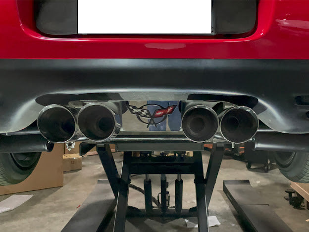 1997-2004 CORVETTE C5 MUFFLER AXLE BACK QUAD TIPS EXHAUST