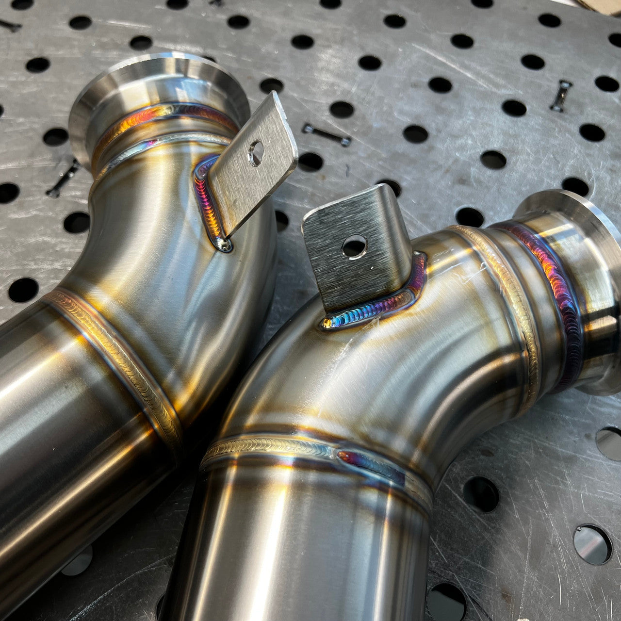 STESO Performance - Mclaren 720S 765LT ceramic coated 3.5" downpipes